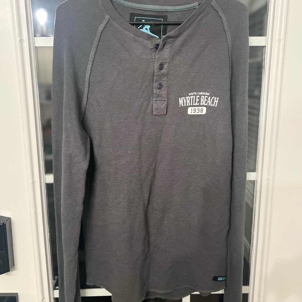 Myrtle Beach Long Sleeve Waffle Shirt